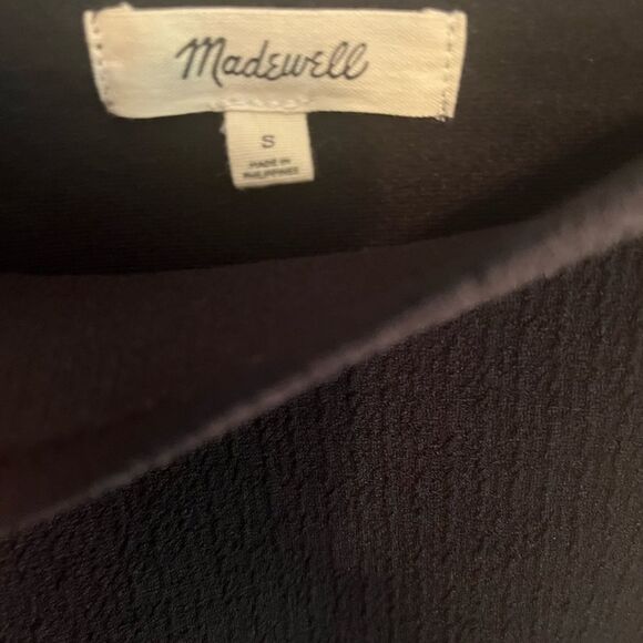 Madewell Crepe Puff Sleeve Blouse - Picture 4 of 9